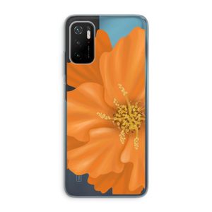 Orange Ellila flower: Xiaomi Poco M3 Pro 5G Transparant Hoesje
