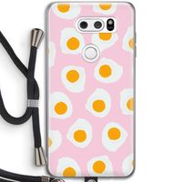 Dancing eggs: LG V30 Transparant Hoesje met koord