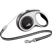 Flexi New Comfort S Cord 8 m Zwart Hond Intrekbare riem - thumbnail