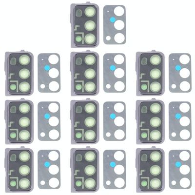 10 PCS Camera Lens Cover voor Samsung Galaxy Note20 5G SM-N981 (Zwart)