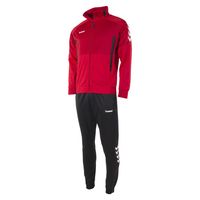 Trainingspak Authentic Polyester Suit Rood Zwart