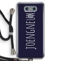 Joengneuh!: LG G6 Transparant Hoesje met koord