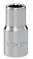 Facom start dop standaard 1/4" 12 kant 1/4" - R.1/4ET