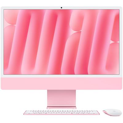 Apple iMac 24 (2024) M4 (10 core CPU/10 core GPU) 16GB/256GB All-in-one PC Roze