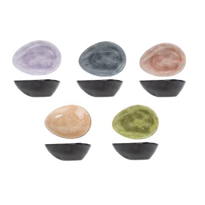 Cosy & Trendy tapas / saus schaaltjes Streetfood - set 10x stuks - melamine - multi kleuren - 8 x 7 Cosy & Trendy tapas / saus schaaltjes Streetfood - set 10x stuks - melamine - multi kleuren - 8 x 7