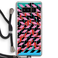 Skew Blush 2: Samsung Galaxy Note 8 Transparant Hoesje met koord