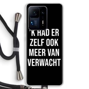 Meer verwacht - Zwart: Xiaomi Mi Mix 4 Transparant Hoesje met koord