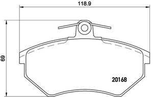 Remmenset, remschijf BREMBO, Remschijftype: Binnen geventileerd, Inbouwplaats: Vooras, u.a. für VW, Seat