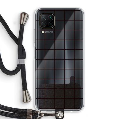 Rooster: Huawei P40 Lite Transparant Hoesje met koord