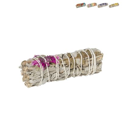 Wierook bosje - salie/bloemen - 3.2x10x3.5 cm Wierook bosje - salie/bloemen - 3.2x10x3.5 cm