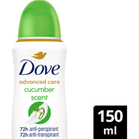 Dove Advanced Care Go Fresh AntiTranspirant Deodorant Spray Cucumber & Green Tea 150 ML bij Jumbo