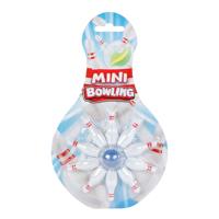Vingerbowling Spel met 10 Kegels en Knikker, 11dlg. Vingerbowling Spel met 10 Kegels en Knikker, 11dlg.
