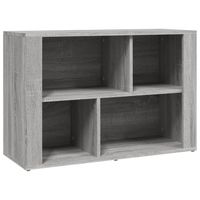 vidaXL Dressoir 80x30x54 cm bewerkt hout grijs sonoma eikenkleurig - thumbnail