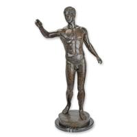 BRONZEN BEELD VAN DAVID hoogte 96 cm - thumbnail