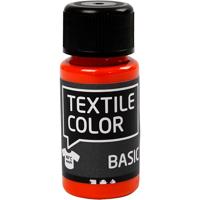 Creativ Company Textile color semi-dekkende textielverf - oranje, 50ml