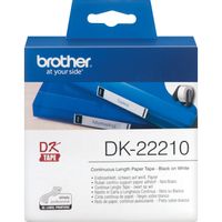 Brother DK-22210 doorlopende labelrol - papier printlint