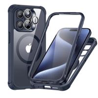 iPhone 15 Pro Max Armor Tough Case (HaloLock) - Clear Dark Blue