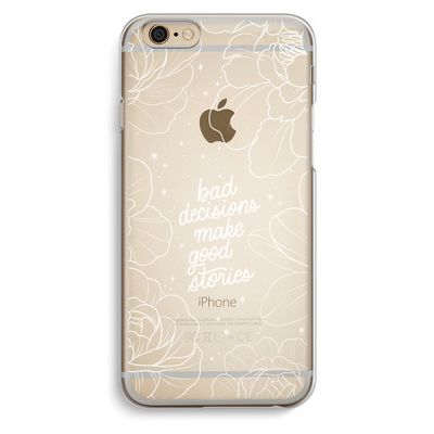Good stories: iPhone 6 / 6S Transparant Hoesje