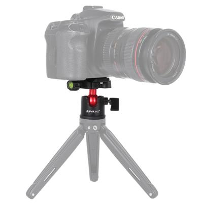 PULUZ 360 graden rotatie panoramisch metalen bal hoofd met Quick Release plaat voor DSLR & digitale Cameras(Black)