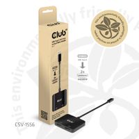 club3D CSV-1556 USB-C (USB 3.2 Gen 2) multiport hub - thumbnail