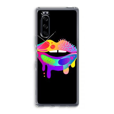 Lip Palette: Sony Xperia 5 Transparant Hoesje