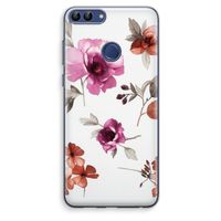 Geschilderde bloemen: Huawei P Smart (2018) Transparant Hoesje