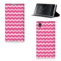 Sony Xperia L1 | Hoesje met Magneet | Waves Pink