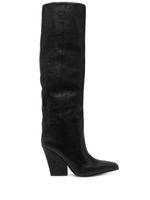 Paris Texas bottes Jane 90 mm en cuir - Noir