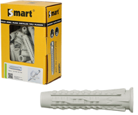 Pgb-Europe smart | nylon universeelplug smart "xup" 10x50 | 50 st sm0xupn00100050e