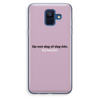 gij beslist: Samsung Galaxy A6 (2018) Transparant Hoesje