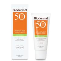 Biodermal Zon fluid matterende zonnefluide SPF50+ 40 Milliliter