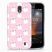 Nokia 1 | TPU Hoesje | Sleeping Cats
