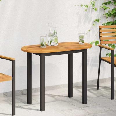 Tafelblad Bruin 90 x 45 x 2 cm Massief acaciahout