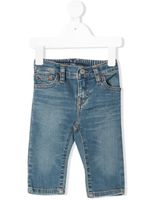POLO RALPH LAUREN KIDS jean à effet délavé - Bleu