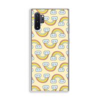 Regenboog: Samsung Galaxy Note 10 Plus Transparant Hoesje