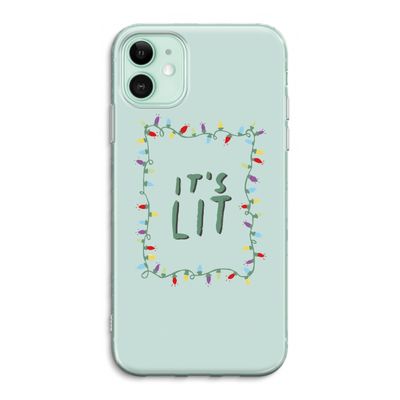It's Lit: iPhone 11 Transparant Hoesje