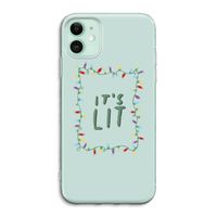 It's Lit: iPhone 11 Transparant Hoesje
