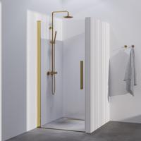 BRAUER Season nisdeur model A met draaideur helder glas 80x200 omkeerbaar incl. glascoating Season-Goud