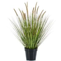 Kunstplant groen gras sprieten 71 cm. - Kunstplanten