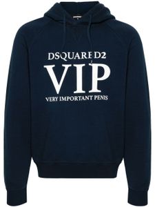 DSQUARED2 hoodie Vip Cool à manches raglan - Bleu