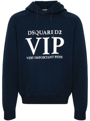 DSQUARED2 hoodie Vip Cool à manches raglan - Bleu