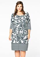 Yoek Dress VIOLA | Wit | Maat 54/56