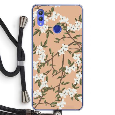 Blossoming spring: Honor Note 10 Transparant Hoesje met koord