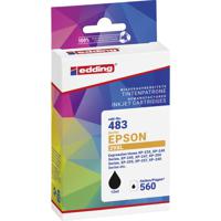 Edding Inktcartridge vervangt Epson T29XL (T2991) Compatibel Zwart EDD-483 18-483-01