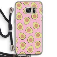 Dancing avocados: Samsung Galaxy S7 Transparant Hoesje met koord
