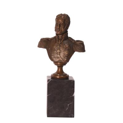A BRONZE BUST OF GENERAL BAGRATION