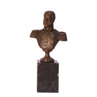 A BRONZE BUST OF GENERAL BAGRATION A BRONZE BUST OF GENERAL BAGRATION
