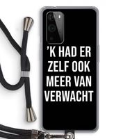 Meer verwacht - Zwart: OnePlus 9 Pro Transparant Hoesje met koord Meer verwacht - Zwart: OnePlus 9 Pro Transparant Hoesje met koord