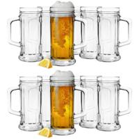 Bierglazen - Bierpullen - 12x - 500 ml - glas - Oktoberfest - thumbnail