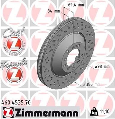 Remschijf FORMULA Z REMSCHIJF 460453570
